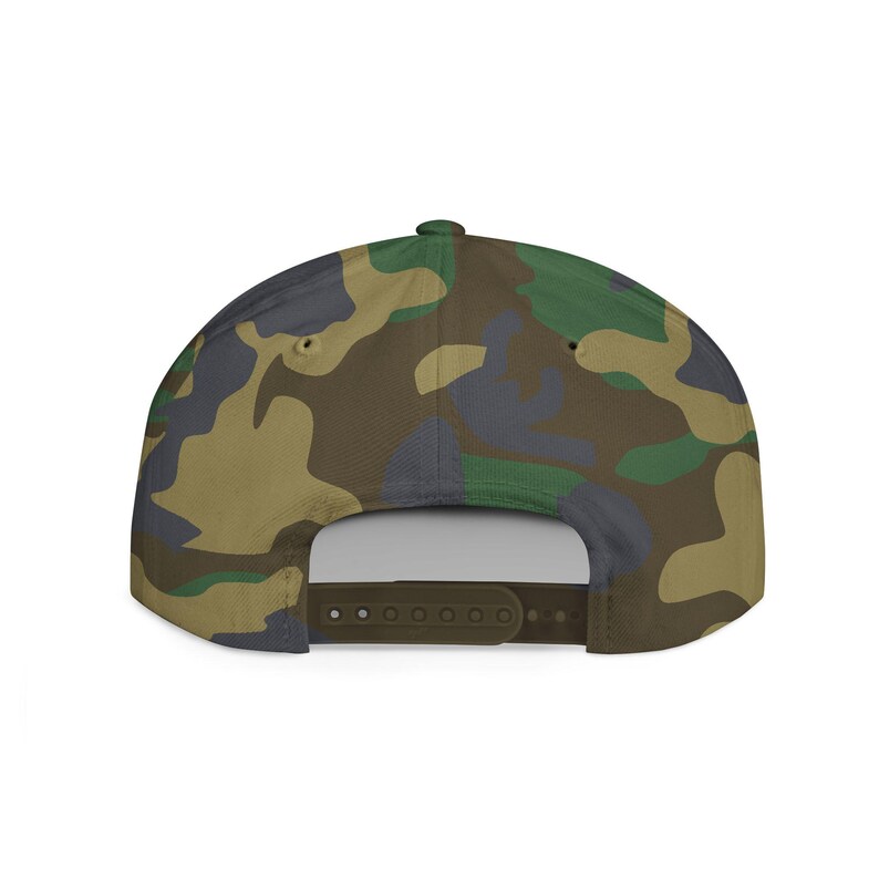 Gorra anti Trump personalizada, gorra de béisbol anti MAGA, ajustable con cierre a presión 8647, gorra FDT bordada - Gorra "Let's Go Traitor", bordado negro sobre fondo oscuro imagen 5