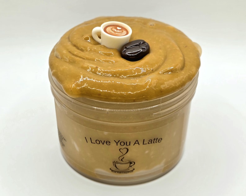 Latte Slumpy I Love You A Latte Slime - Etsy