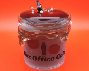 Cola Scented Clear Slime, Bottle Charm, Sensory Fun