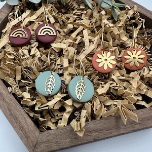 The Kate - Fall Clay Earrings