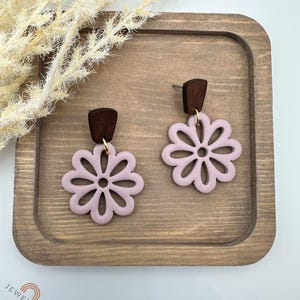 The Tori - Flower Clay Earrings