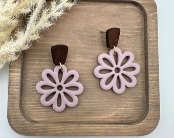 The Tori - Boucles d'oreilles Flower Clay