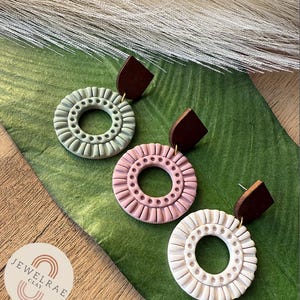 The Hazal - Boho Clay Earrings