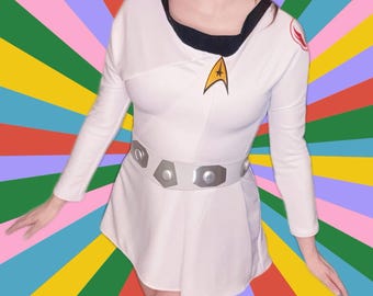 Princess Leia TOS Uniform Dress US Size 4 (A Star Wars/Star Trek Cross Over)