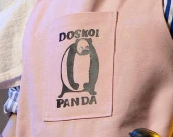 Sanji's Doskoi Panda Apron Iron-On