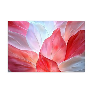 Blush Blütenblätter der Liebe Postkarte | Romantische Valentinstag Kunst | Elegantes florales Briefpapier