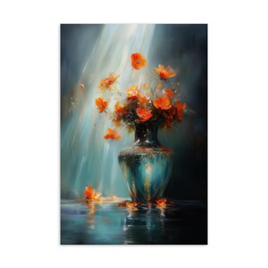 ätherische Orangenblüten Postkarte | Verträumter floraler Kunstdruck | Vintage-inspirierte Ästhetik