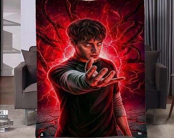 Manta con estampado creativo de Super Will Stranger Things 3, extragruesa, ultrasuave, de franela.