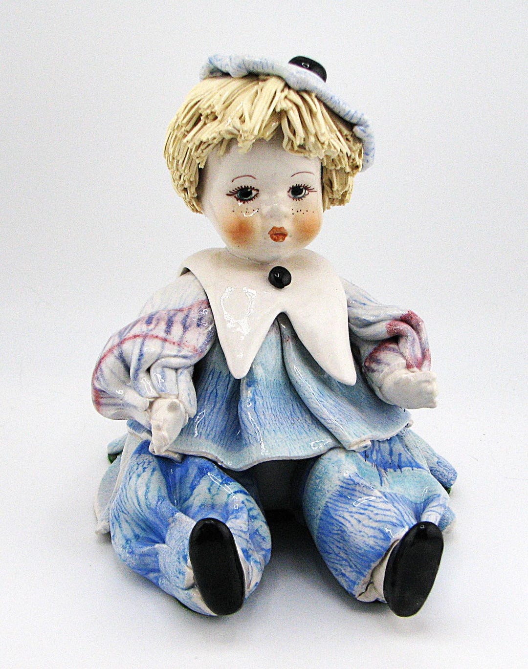 Zampiva イタリア製アンティーク陶器人形 Zampiva Figurine - Etsy