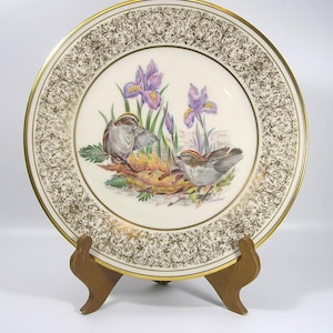 Vtg. Lenox Boehm Golden-Crowned Kinglets Plate Annual Limited Edition #3776