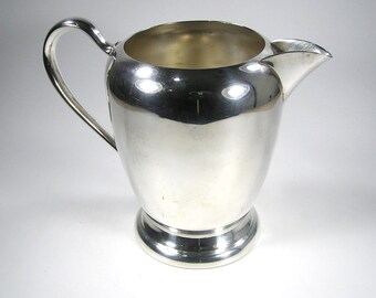 Vintage FB Rogers Silver Plate Water Pitcher #3395 Free Shipping