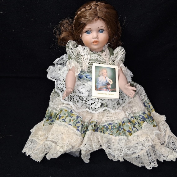 Le Bambole Di Arianna DARIA Bisque Porcelain Doll Made in Italy 