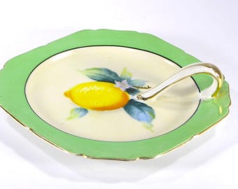 Vintage Noritake Hand Painted Trinket Nappy Dish #3232 Free Shipping