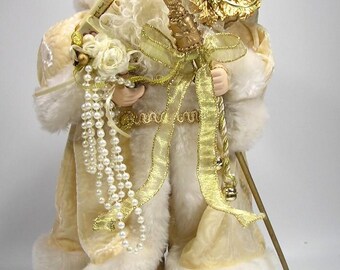 Golden Grandeur Noel 16” Santa 1999 Collector’s Edition #4133