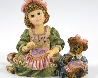 Vintage Yesterdays’ Child Alyssa with Caroline Stitch in Time #3281 Free Ship