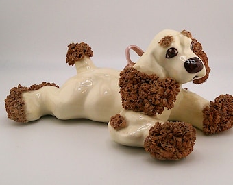 Vintage Porcelain Spaghetti Cocker Spaniel Figurine #4076 Free Shipping