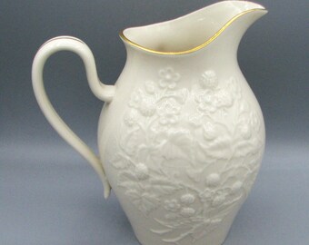 Vintage Lenox China Pitcher Blackberry Pattern #3539 Free Shipping