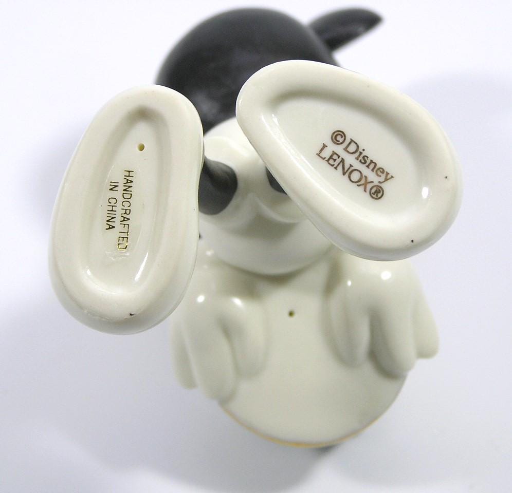 Vtg. Lenox Mickey Mouse Happy Birthday to You February Amethyst