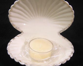Vintage Lenox Clamshell Votive Candle Holder #4060 Free Shipping