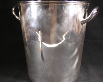 Pottery Barn Decorative Metal Champagne Chiller Double Handled Wine Bucket #4287