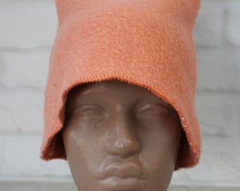 Cozy Upcycled Wool Sauna Hat for Kids (Ages 5-9)