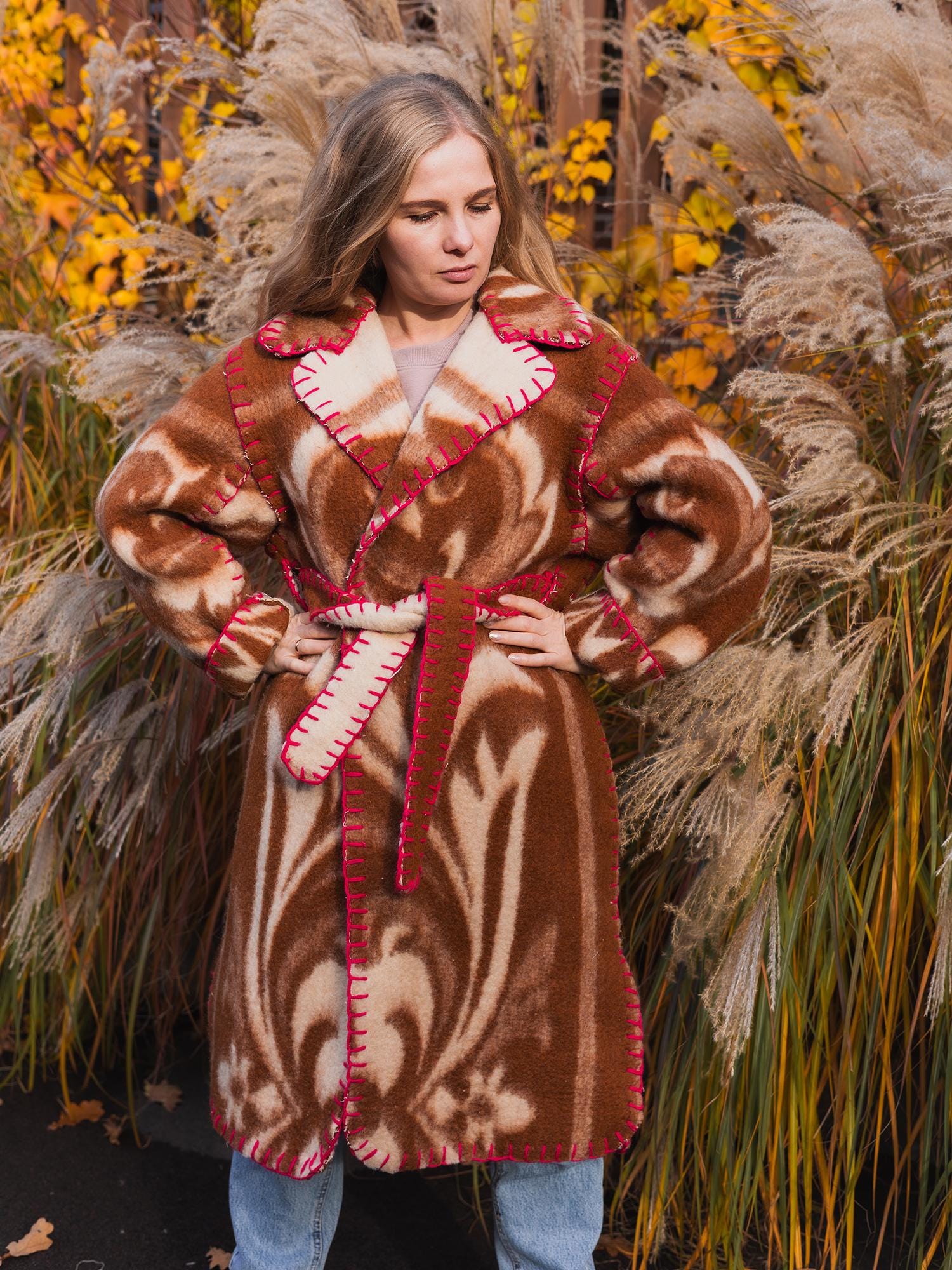 Hermes blanket coat - Etsy 日本