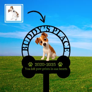 Custom Cartoon Pet Metal Sign Personalized Dog or Cat Wall Decor Funny Pet Portrait Gift for Pet Lovers Indoor Outdoor Yard Decoration