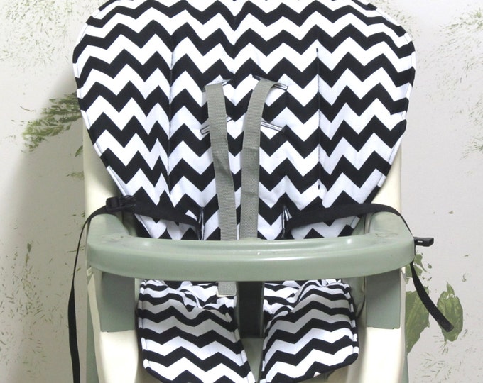 GRACO High Chair Cover Pad Replacement Black and White Etsy