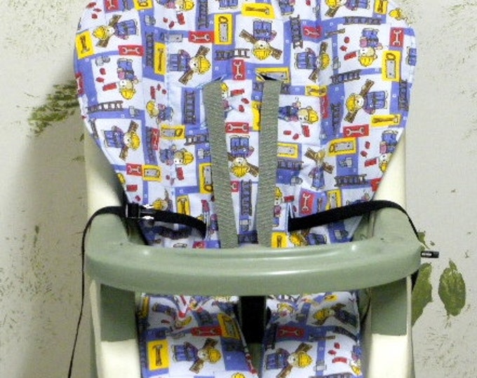 Graco High Chair Cover, Replacement Pad, Bear Construction,last ONE Etsy