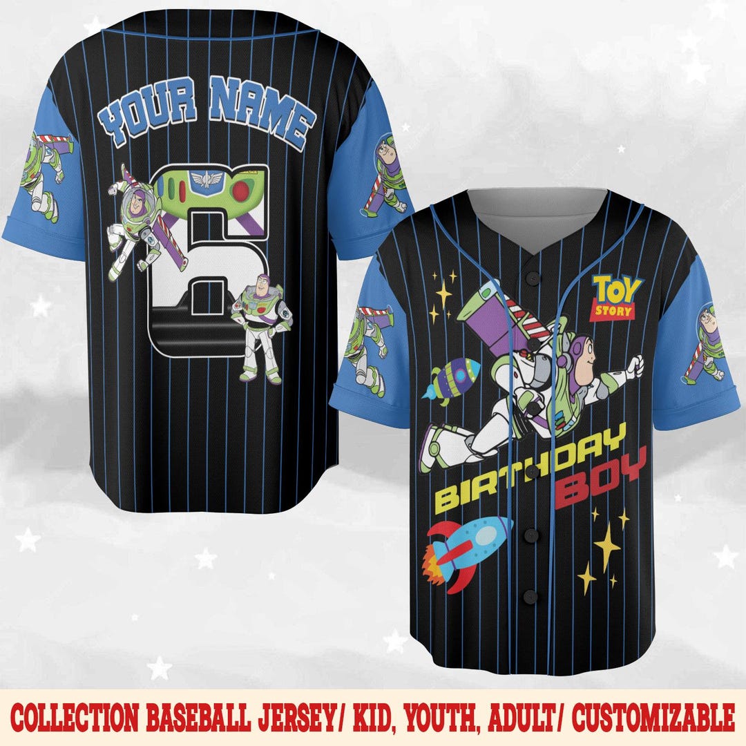 Personalized Buzz Lightyear Baseball Jersey,toy Story Buzz Lightyear ...