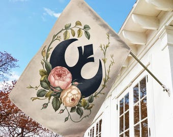 Rebel Alliance Flag, Star Wars Resistance Banner, Party Supplies Sign, Rebellion Yard Decor, Gift for Him & Her C1E504