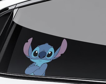 Disney Lilo Stitch Peeker Peeking Sticker, Car Waterproof for Water bottles, laptops, Funny 2025 Stitch Disney Stickers C1IW55-1