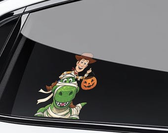 Disneyy Toy Story Buzz Light Woody To Infinity And Beyond Year Disney Laptop Sticker planner stationery decal water bottle D2JC08