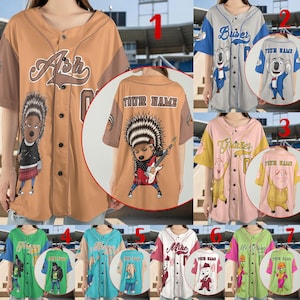 Personalized Sing 2 Movie Jersey, Personalized Sing 2 Group Matching Shirt, Custom Sing Character Shirt, Funny Family Cartoon Gift C2IQ19
