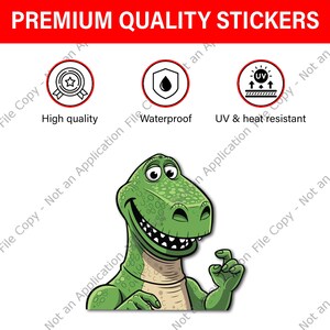 Disney Toy Story Woody Buzzlightyear Jessie Peekapoo Sticker, Waterproof for Water bottles, laptops, and more, Disney Stickers C1H360-8 bild 2