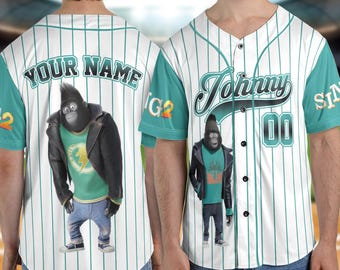 Sing 2 Johnny Baseball Jersey, Johnny Birthday Jersey, Sing 2 Disney Baseball Jersey, Johnny Christmas Jersey, Sing 2 Matching D2OE29
