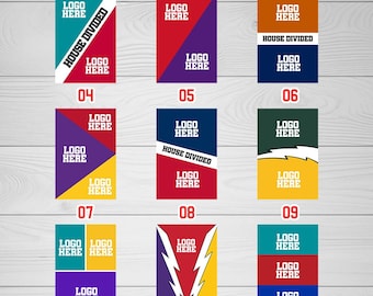 Custom House Divided Flag, College Football, College Flag, Football Flag,Any Teams, Any College, Any Combination, 2-3-4-5-more Teams NFV303