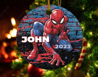 Personalized Spidey And His Amazing Friends Ornament, Spidey Christmas Ornament, Spidey Boy, Spiderman Ornament BXJ206
