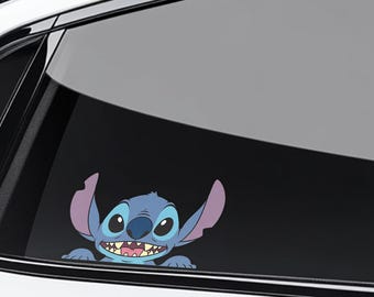 Disney Lilo Stitch Peeker Peeking Sticker, Car Waterproof for Water bottles, laptops, Funny 2025 Stitch Disney Stickers C1IY34