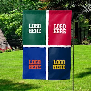 House Divided Garden Flag, Custom House Divided Football Garden Flag, Sport team Flag, Sport Gift for Husband, College Football Fan NFV302