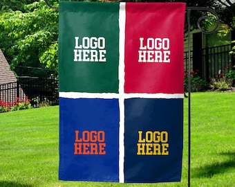 House Divided Garden Flag, Custom House Divided Football Garden Flag, Sport team Flag, Sport Gift for Husband, College Football Fan NFV302