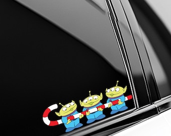 Disney Toy Story Aliens Peekapoo Sticker, Waterproof for Water Bottles, Laptops, and More, Disney Stickers JCQN14