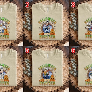 Halloween Cruise Shirt,Mickey & friends Ghost Disney Cruise shirt, Halloween family Cruise vacation shirt, Spooky season G5MG07