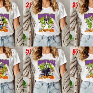 Retro Nightmare on Main Street Disney Halloween Shirt, Mickey&#39;s Not So Scary Halloween Party, Disneyland Halloween Shirt, Halloween D2IN19