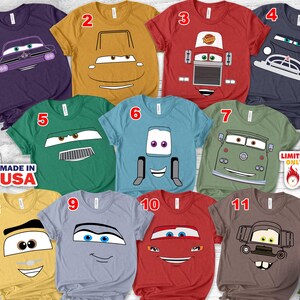 Disney Cars Shirt, Disney Group Shirt, Cars Land Shirt, Lightning Mcqueen Shirt, Cars Family Shirt, Disney Family Shirts CYIW34