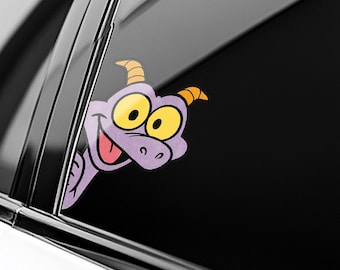 Figment Side Peeking inspired Car window Laptop vinyl Decal sticker BZHQ11