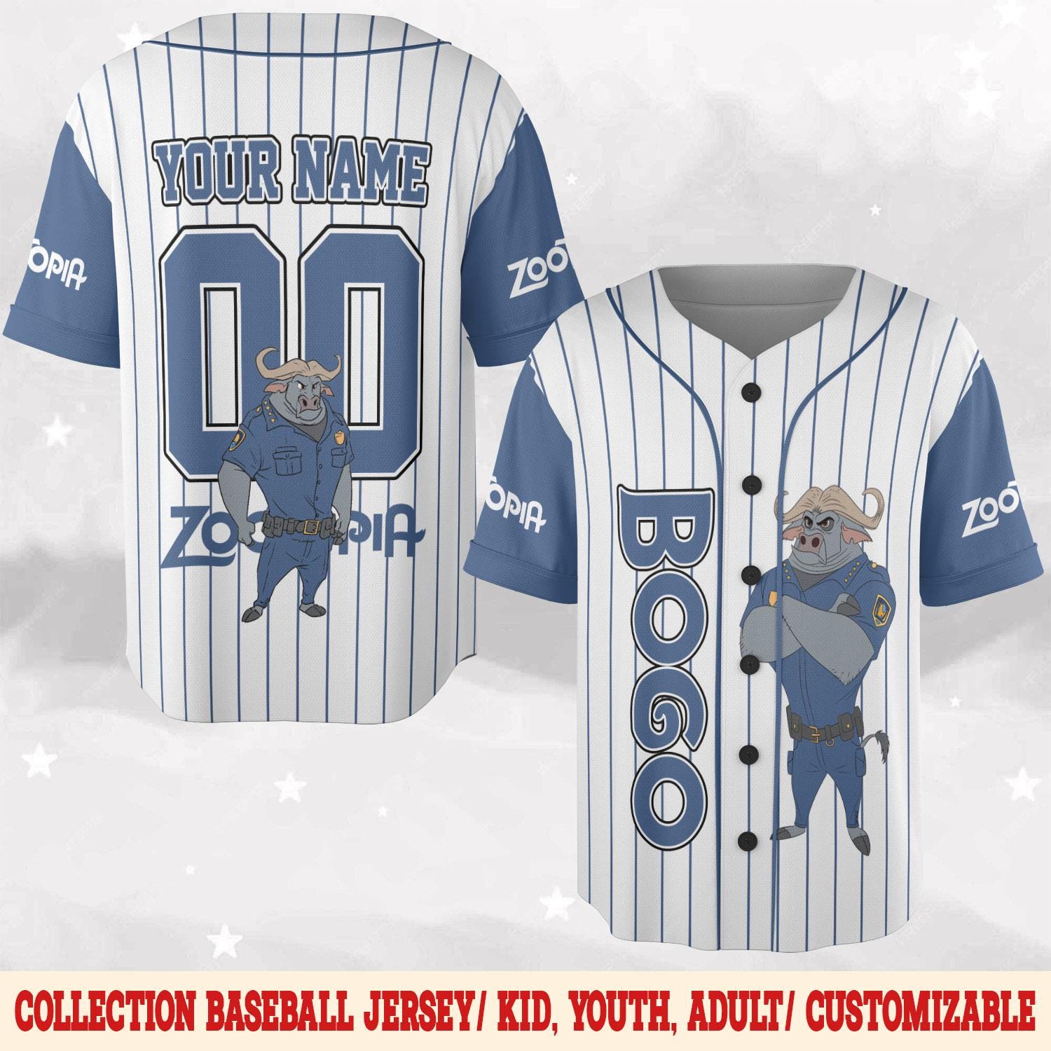 Discover Disney Zootopia 2 Movie Baseball Jersey, Bogo Birthday Shirt, Disneyland Birthday Family Matching