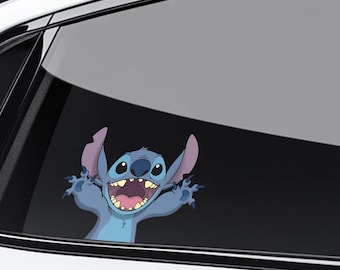 Disney Lilo Stitch Peeker Peeking Sticker, Car Waterproof for Water bottles, laptops, Funny 2025 Stitch Disney Stickers C1IW55-4