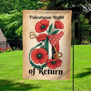 Resistance Until Reclamation Flag, Free Palestine Garden Flag, Free Gaza garden Flag, Palestinian Resistance, Liberation, End Zionism G5M502
