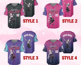Personalized Spidey And His Amazing Friends Gwen Stacy Baseball Jersey, Spider Verse Baseball Jersey Team, Gwen Stacy Baseball Jersey C1GK15